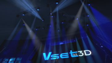 Vset3D Virtual studio DMX lights