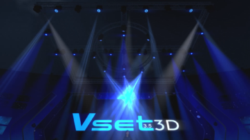 Vset3D Virtual studio DMX lights