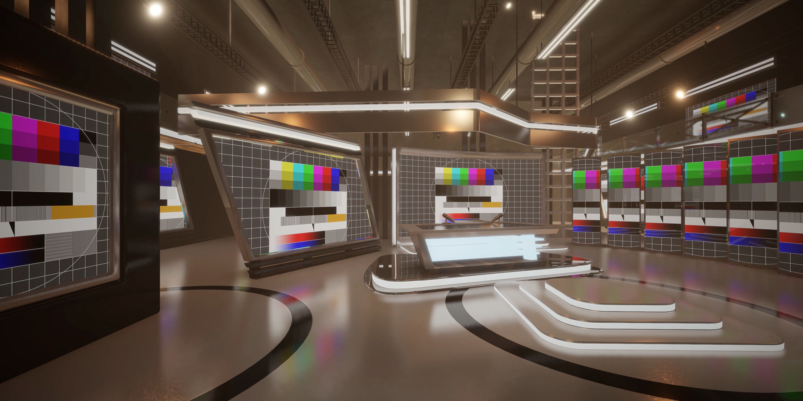 Virtual Set 069 | Vset3D Virtual studio Software